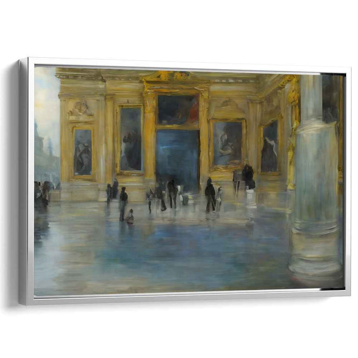 Luminescent City Symphony: Impressionist Architectural Masterpiece