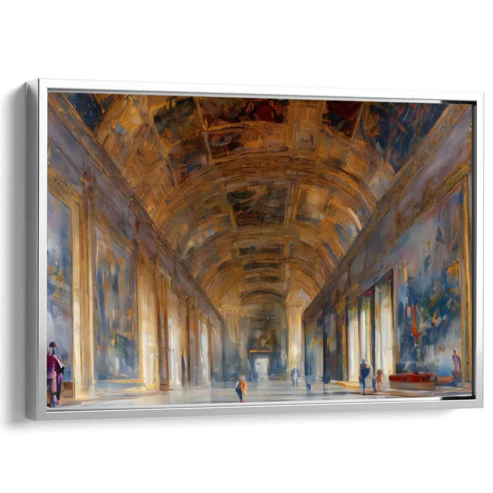 Vintage Love Tale: Romantic Realism in a Historic European Gallery Canvas Art