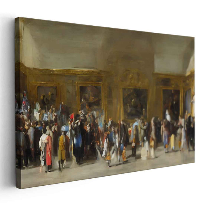 Cultural Convergence: An Impressionist Gallery Gathering