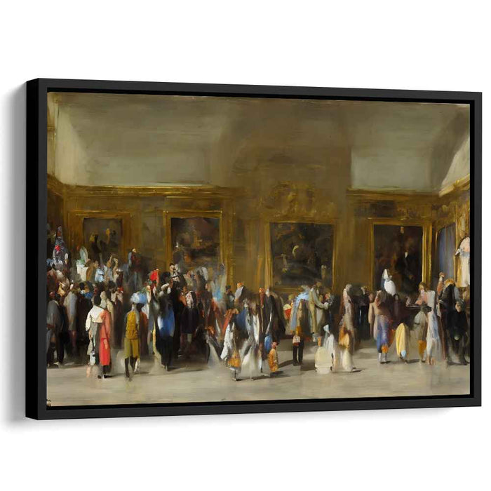 Cultural Convergence: An Impressionist Gallery Gathering