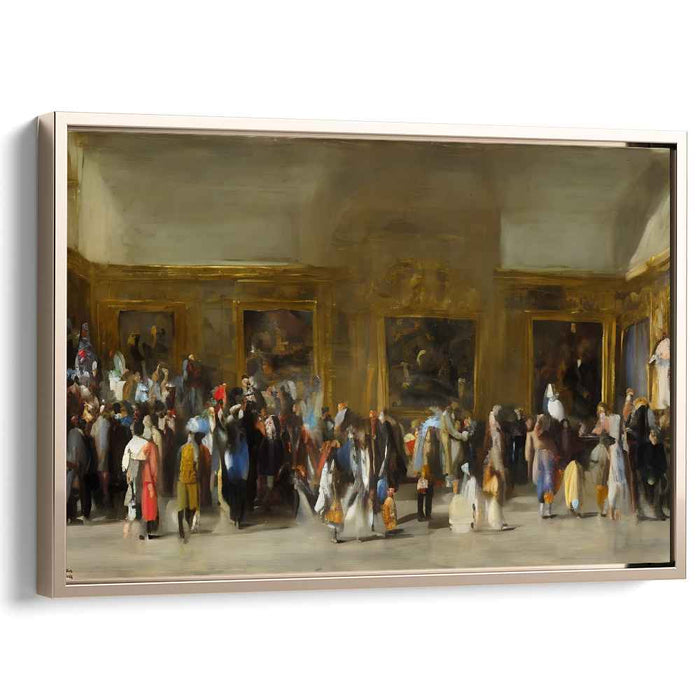 Cultural Convergence: An Impressionist Gallery Gathering