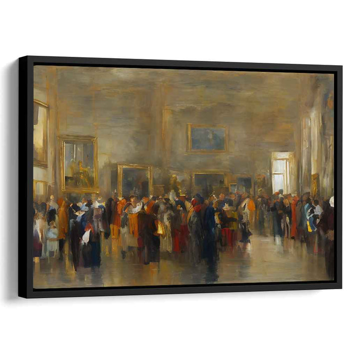 Dreams Unveiled: Impressionist Art Scene Canvas Print