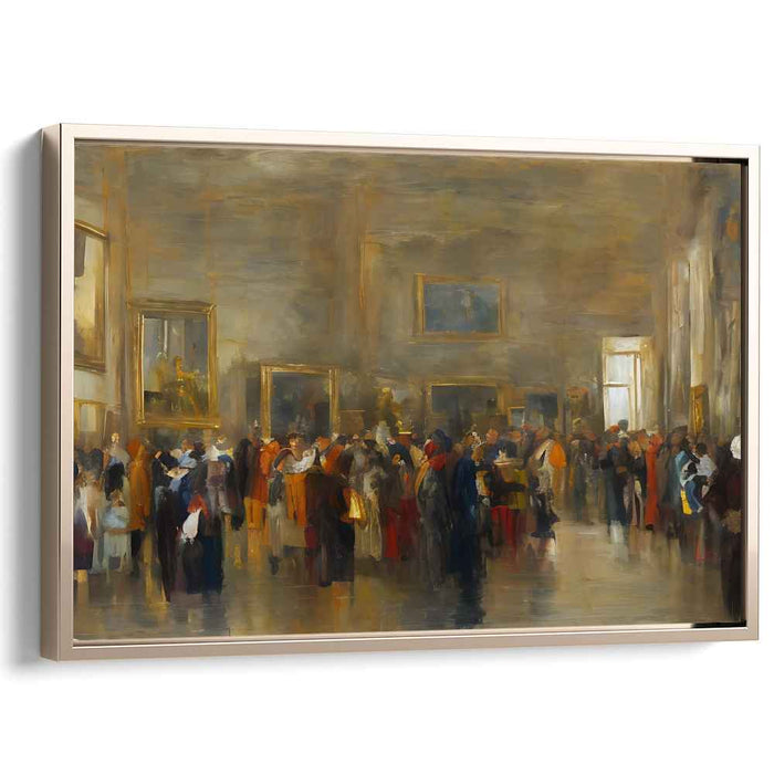 Dreams Unveiled: Impressionist Art Scene Canvas Print