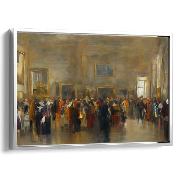 Dreams Unveiled: Impressionist Art Scene Canvas Print