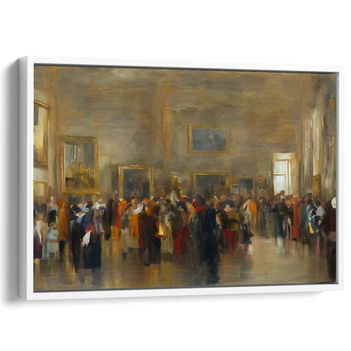 Dreams Unveiled: Impressionist Art Scene Canvas Print