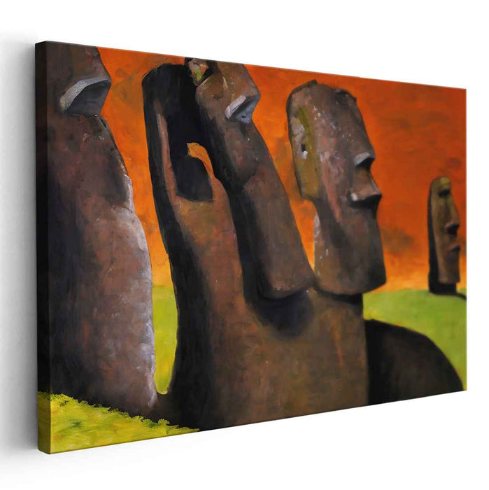 Abstract Moai of Easter Island #102