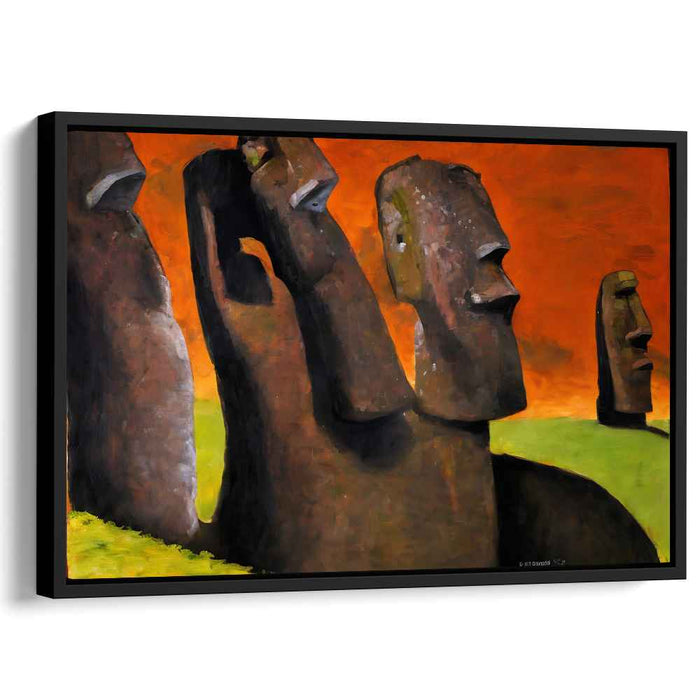 Abstract Moai of Easter Island #102