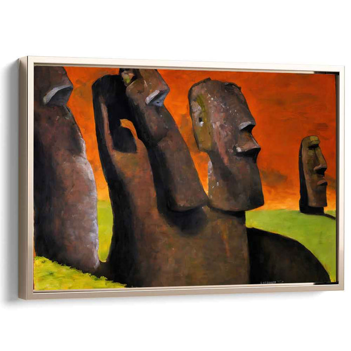 Abstract Moai of Easter Island #102