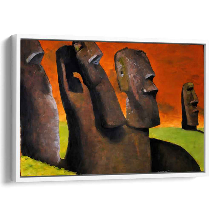 Abstract Moai of Easter Island #102