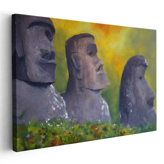 Abstract Moai of Easter Island #116