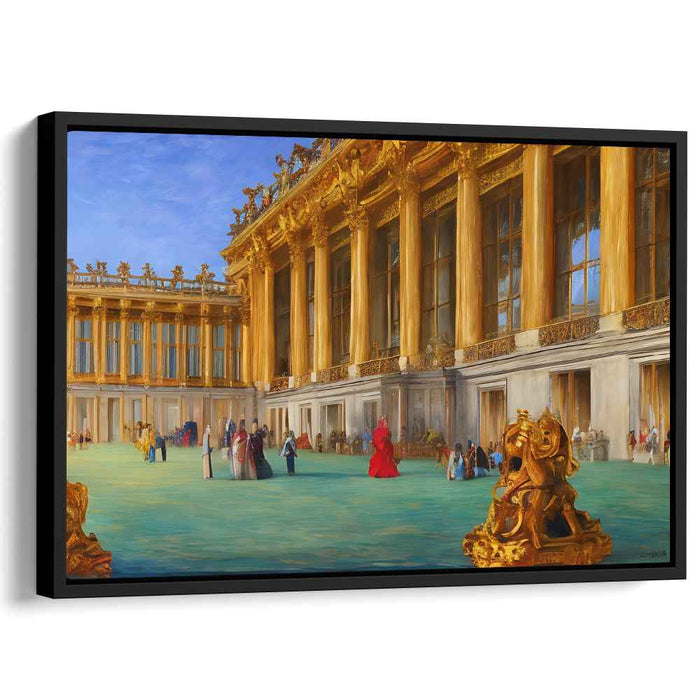 Gilded Whispers of Royalty: The Palace of Versailles in Golden Splendor