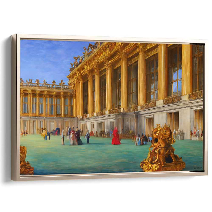 Gilded Whispers of Royalty: The Palace of Versailles in Golden Splendor