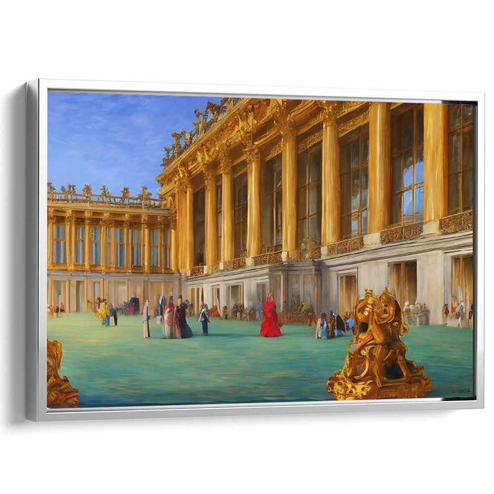 Gilded Whispers of Royalty: The Palace of Versailles in Golden Splendor
