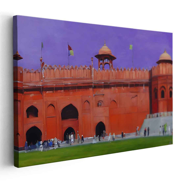 Melodic Horizon's Embrace: A Sunset Symphony in Orange and Purple