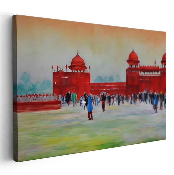 Abstract Red Fort #130