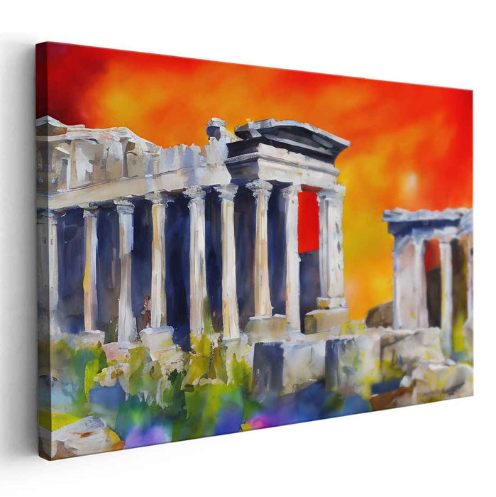 Whispers of Love: A Romantic Watercolor Masterpiece