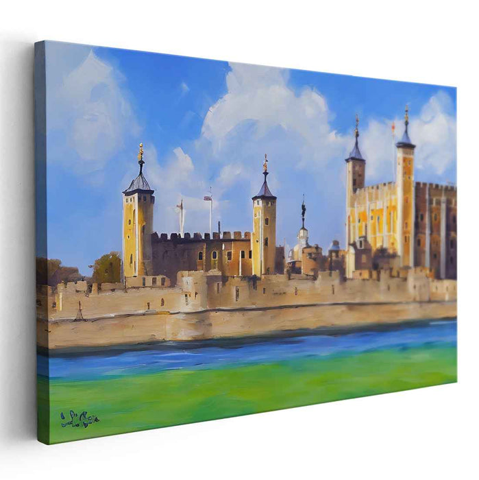 Eternal Horizon Whispers: A Timeless Landscape Canvas Art Print