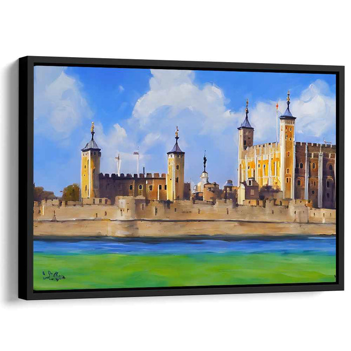 Eternal Horizon Whispers: A Timeless Landscape Canvas Art Print