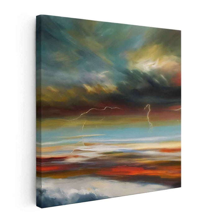 Epic Vista: Dramatic Landscape Canvas Art Print