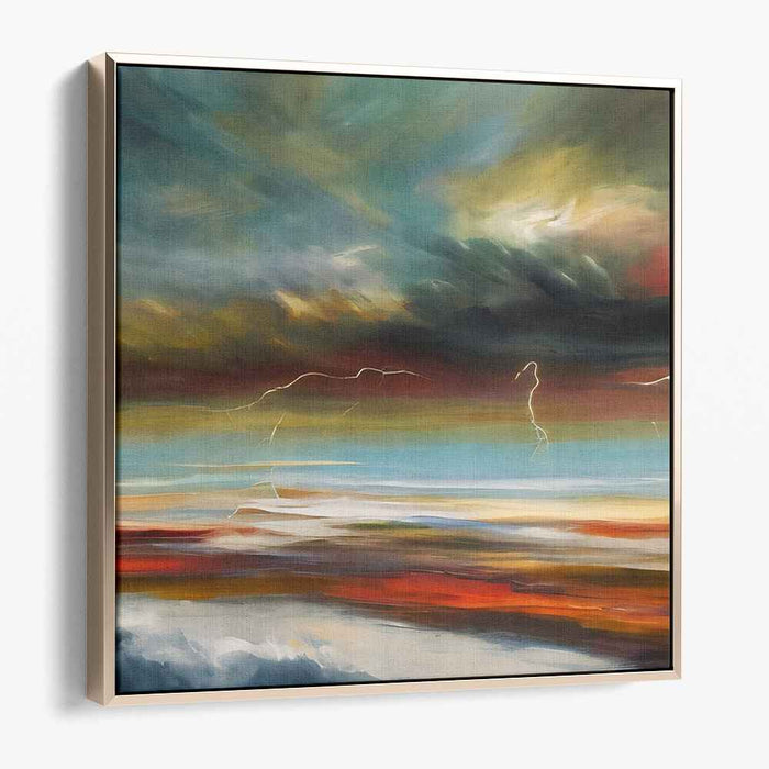 Epic Vista: Dramatic Landscape Canvas Art Print