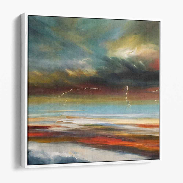 Epic Vista: Dramatic Landscape Canvas Art Print