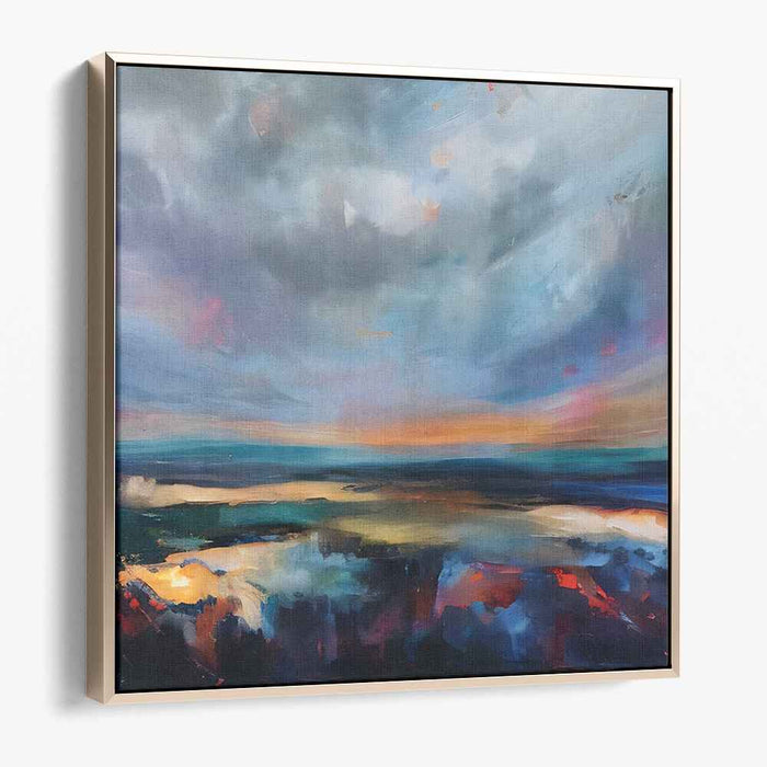 Stormy Palette Mirage: Dramatic Skies and Vibrant Landscapes