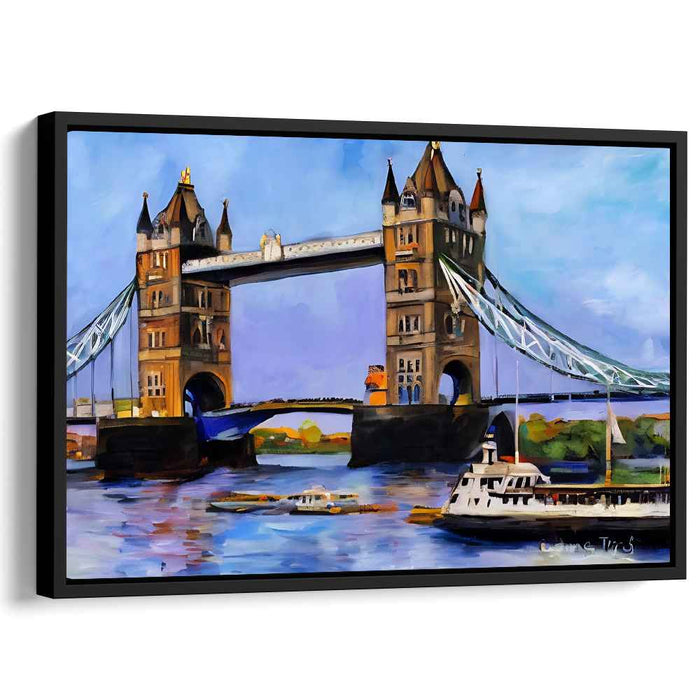 Colorful Brushstrokes Dance: A Vibrant Impressionist Canvas Art Print