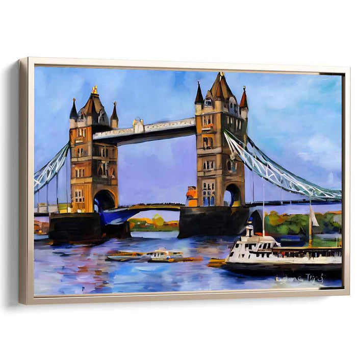 Colorful Brushstrokes Dance: A Vibrant Impressionist Canvas Art Print