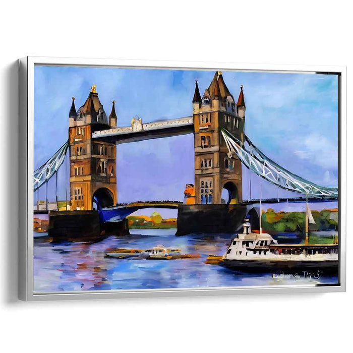 Colorful Brushstrokes Dance: A Vibrant Impressionist Canvas Art Print