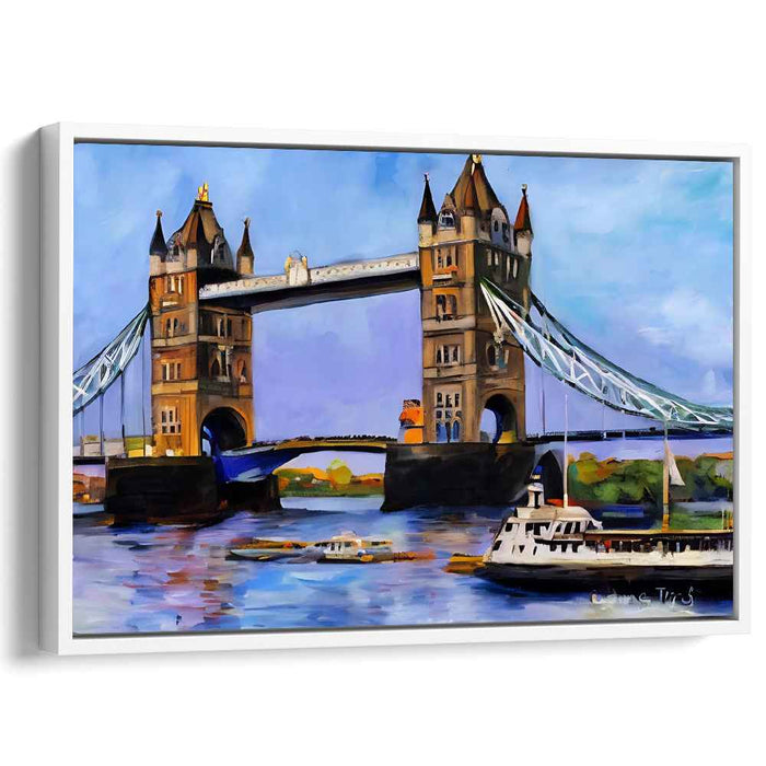 Colorful Brushstrokes Dance: A Vibrant Impressionist Canvas Art Print