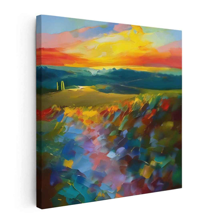 Landscape Illumination: Luminous Landscape Canvas Art