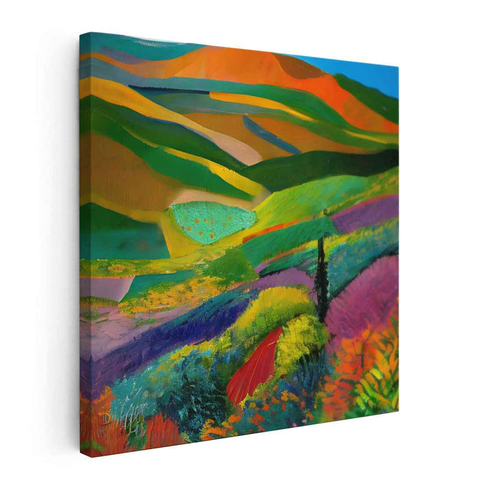 Wild Palette Meadows: Fauvist Landscape in Bloom