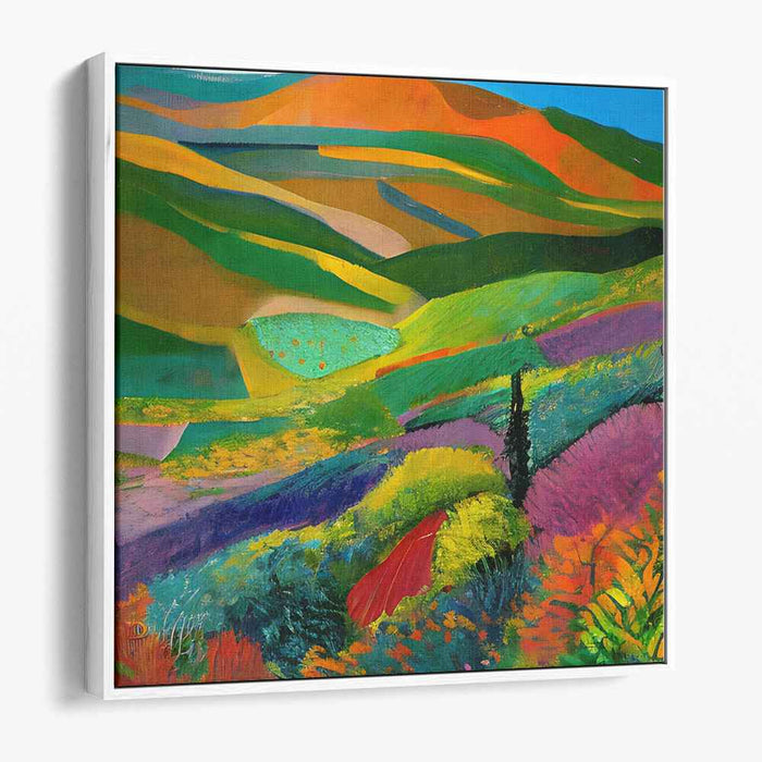 Wild Palette Meadows: Fauvist Landscape in Bloom