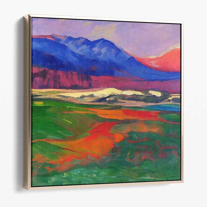 Emotive Horizons: Expressive Landscape Canvas Art