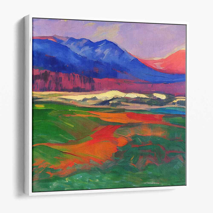 Emotive Horizons: Expressive Landscape Canvas Art