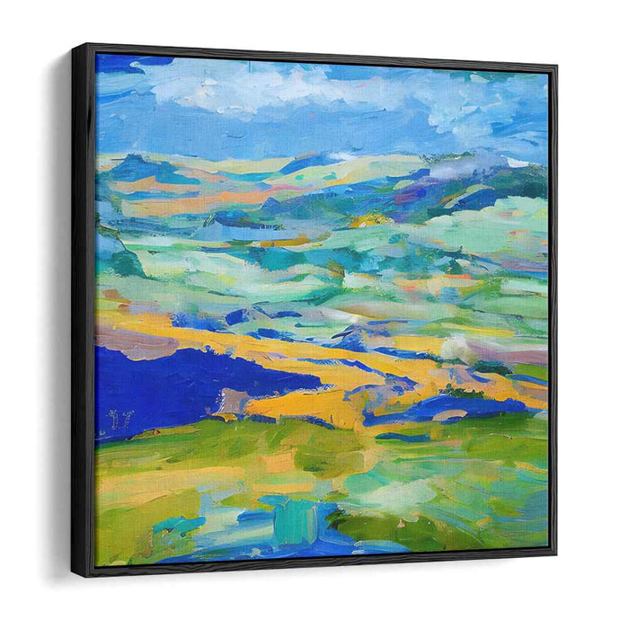 Immersive Vistas: Contemporary Impressionist Landscape Canvas Art Print