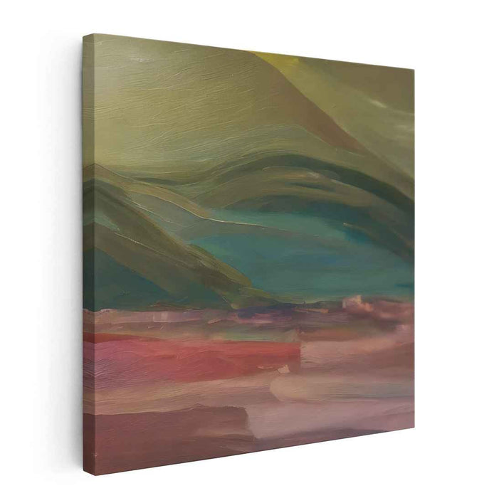Transient Grounds: Abstract Landscape Canvas Art Print