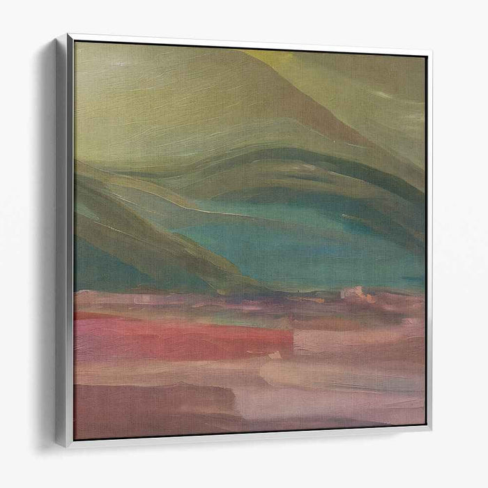 Transient Grounds: Abstract Landscape Canvas Art Print