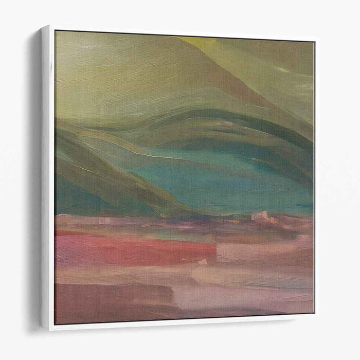 Transient Grounds: Abstract Landscape Canvas Art Print