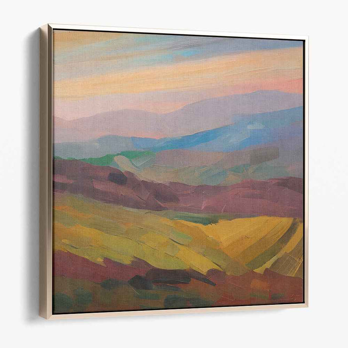 Sweeping Valleys: A Colorful Journey Through Nature Canvas Art