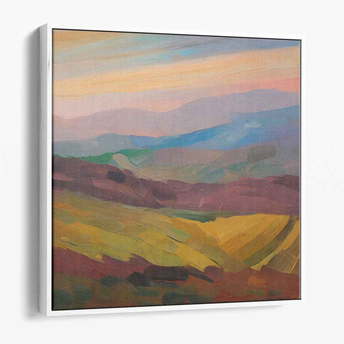 Sweeping Valleys: A Colorful Journey Through Nature Canvas Art