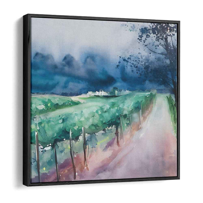 Mystic Countryside: A Watercolor Journey