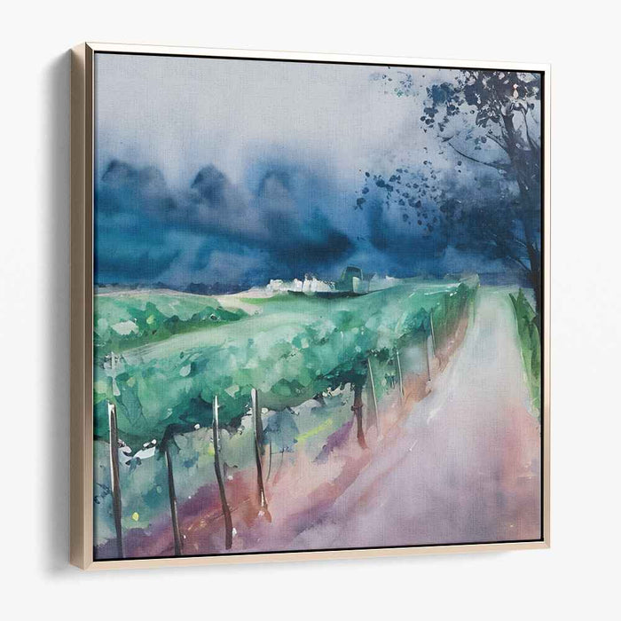 Mystic Countryside: A Watercolor Journey