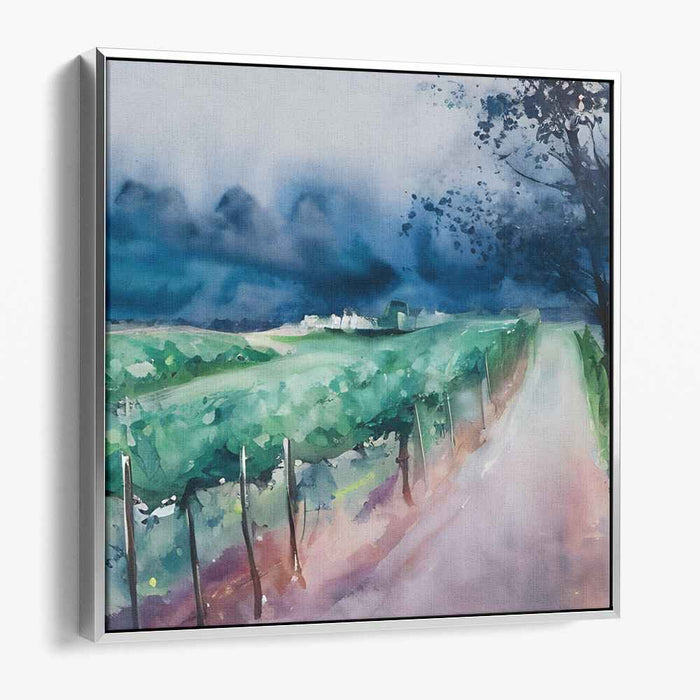 Mystic Countryside: A Watercolor Journey