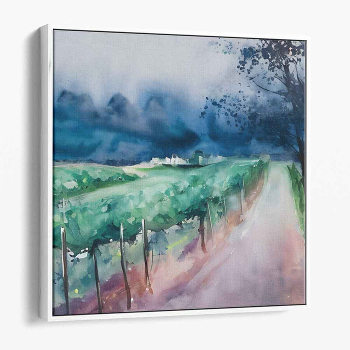 Mystic Countryside: A Watercolor Journey