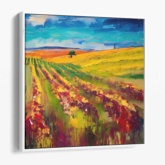 Breeze Through Floral Fields: An Impressionist Celebration of Nature's Bounty