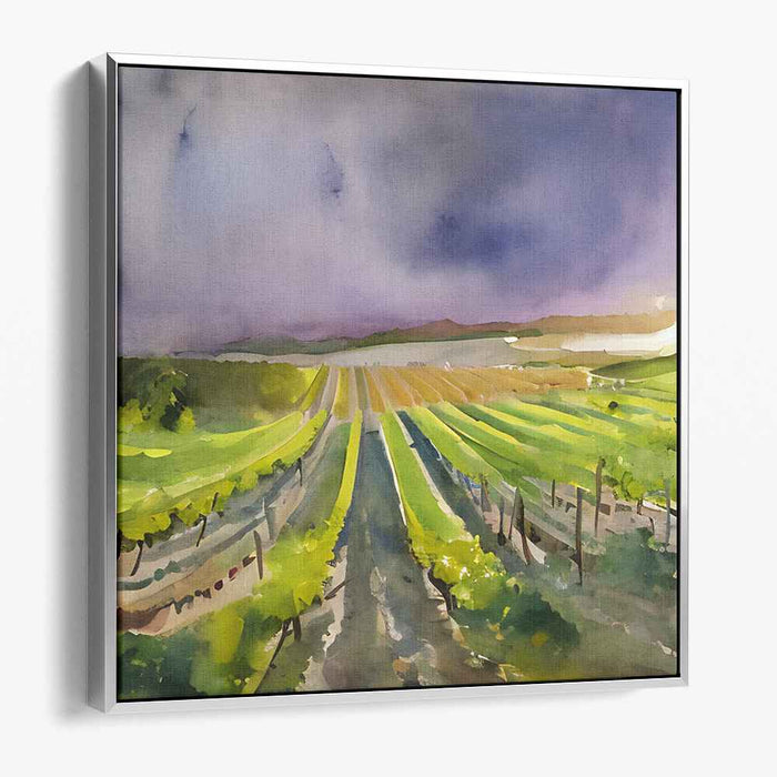 Aquarelle Whisper: Watercolor Impressionist Landscape