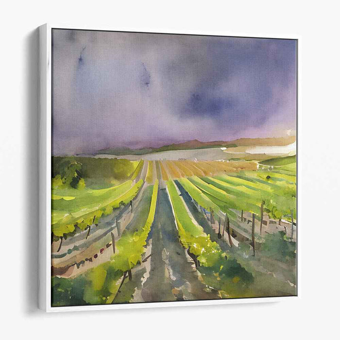 Aquarelle Whisper: Watercolor Impressionist Landscape