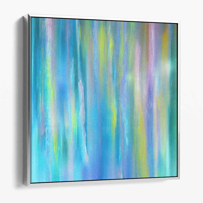 Water's Embrace: Ethereal Abstract Canvas Art