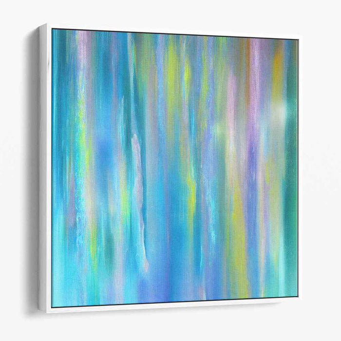 Water's Embrace: Ethereal Abstract Canvas Art